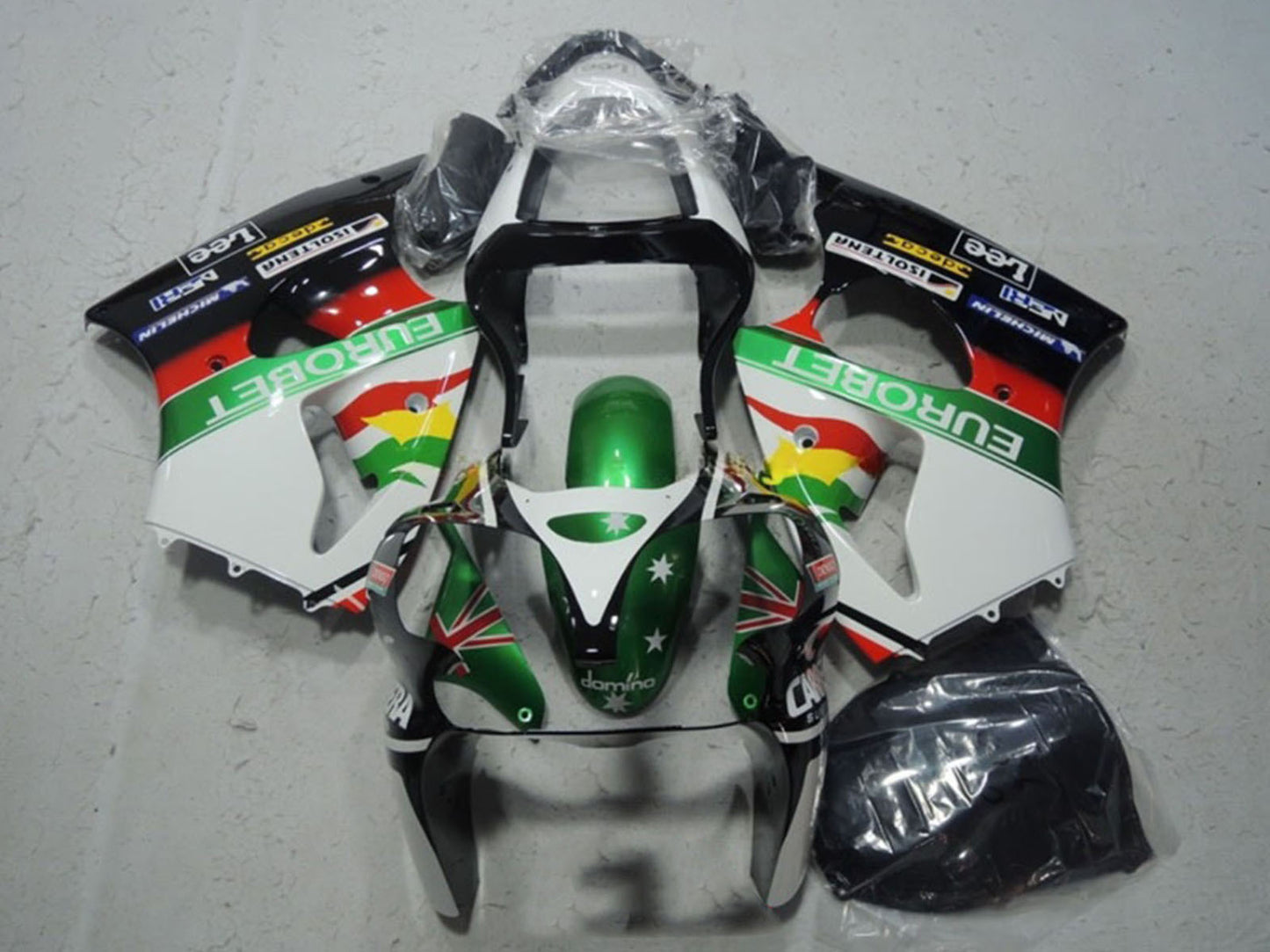 Kawasaki Ninja Motorcycle Zx 6R 2000 2002 Fairings Fairing Kit