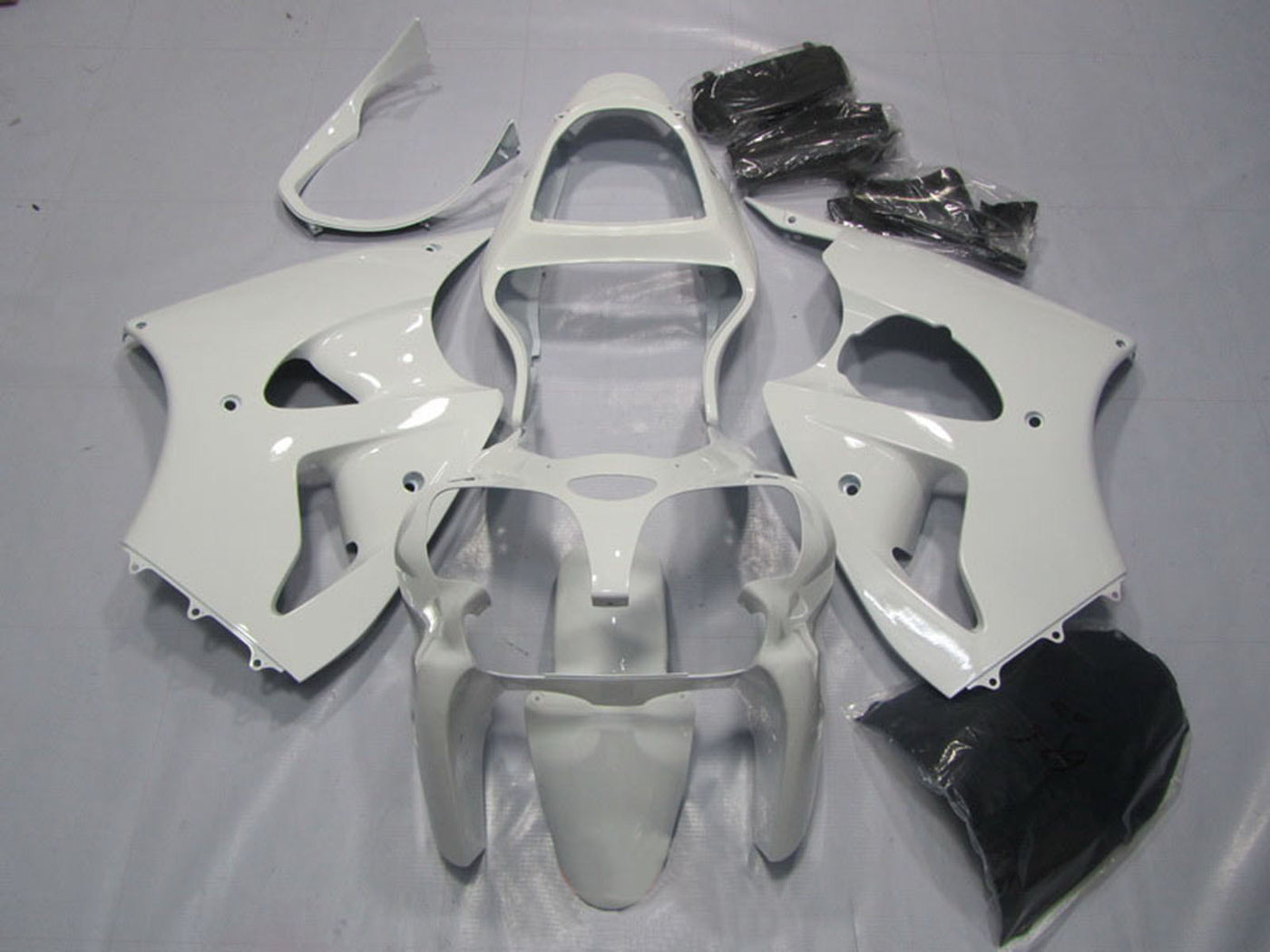 Kawasaki Ninja Motorcycle Zx 6R 2000 2002 Fairings Fairing Kit