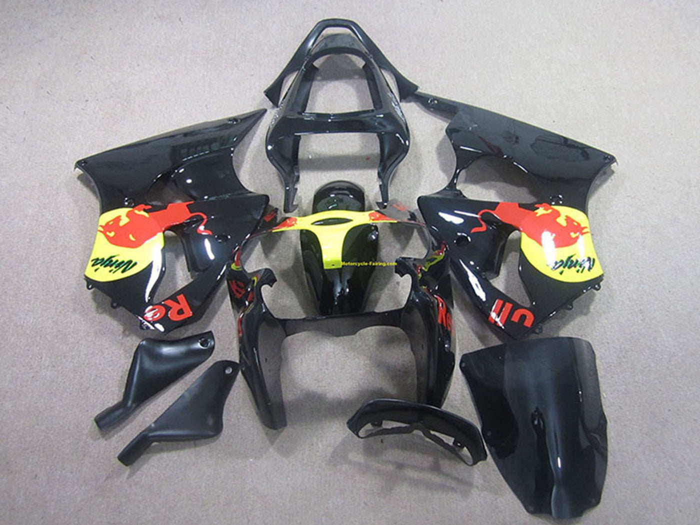 Kawasaki Ninja Motorcycle Zx 6R 2000 2002 Fairings Fairing Kit