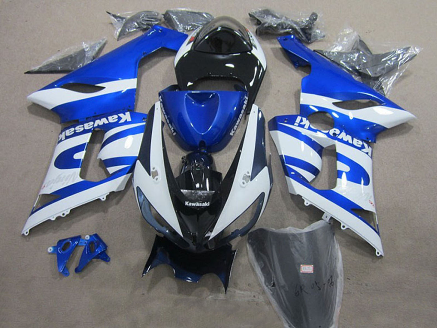 Kawasaki Ninja Motorcycle Zx 6R 2005 2006 Fairings Fairing Kit