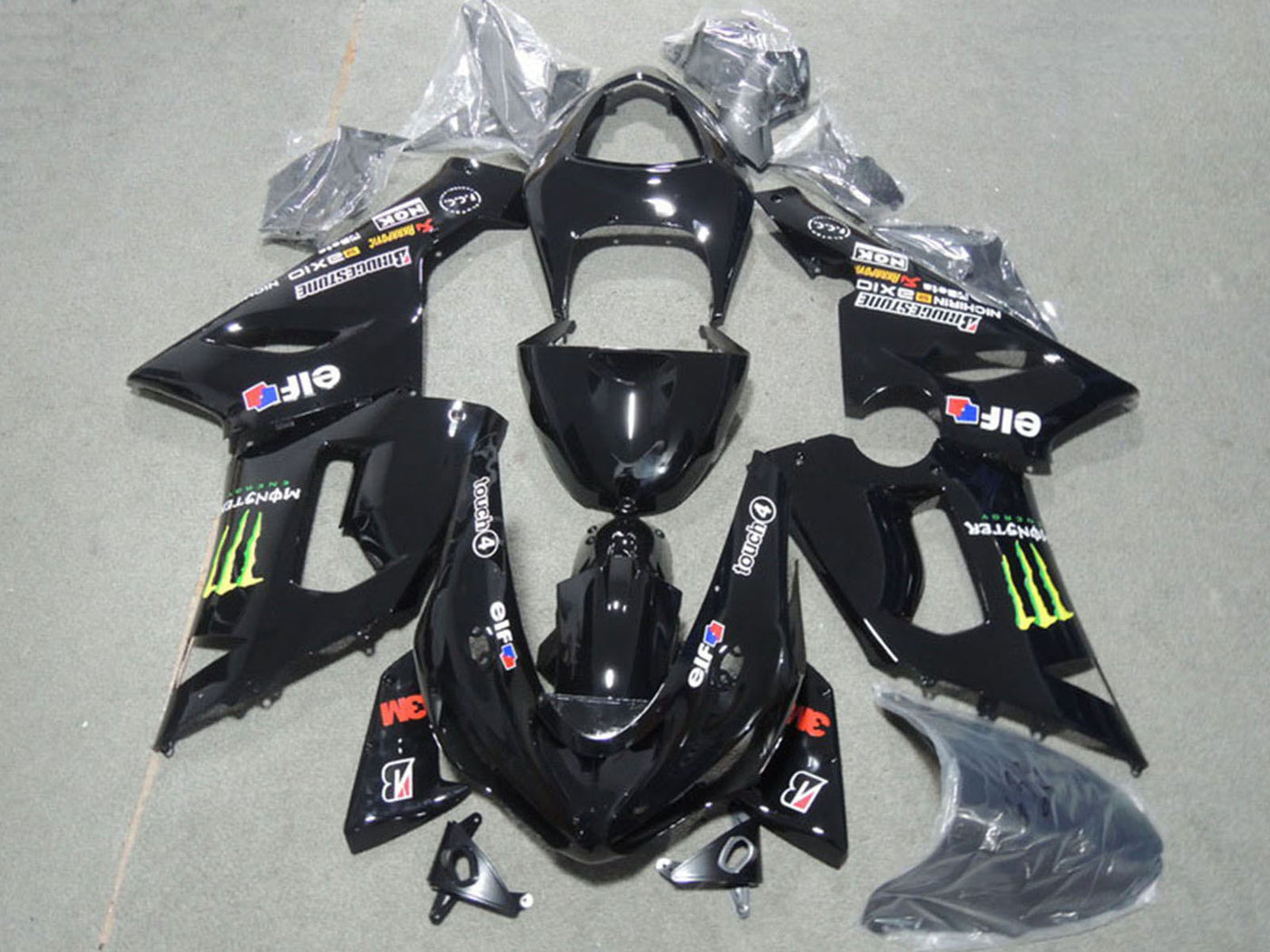 Kawasaki Ninja Motorcycle Zx 6R 2005 2006 Fairings Fairing Kit