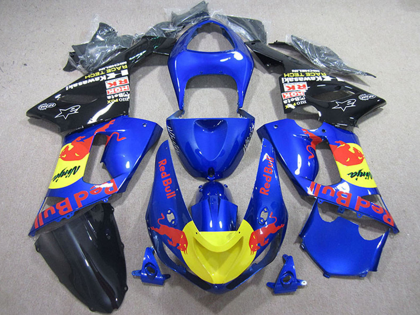 Kawasaki Ninja Motorcycle Zx 6R 2005 2006 Fairings Fairing Kit