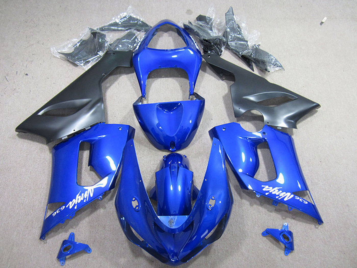 Kawasaki Ninja Motorcycle Zx 6R 2005 2006 Fairings Fairing Kit