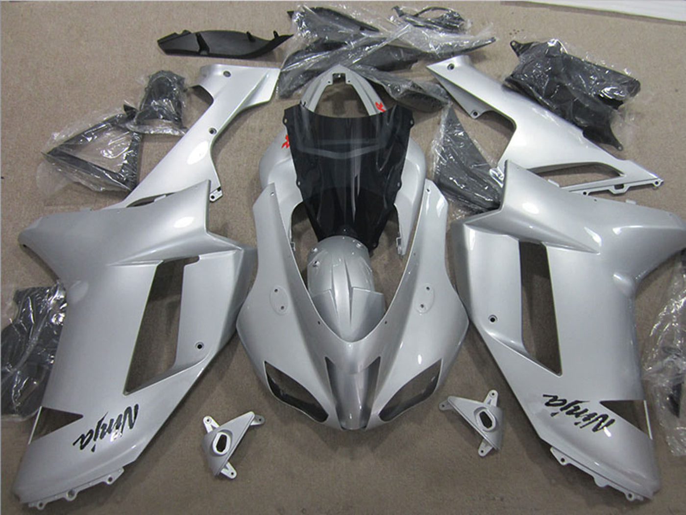 Kawasaki Ninja Motorcycle Zx 6R 2007 2008 Fairings Fairing Kit