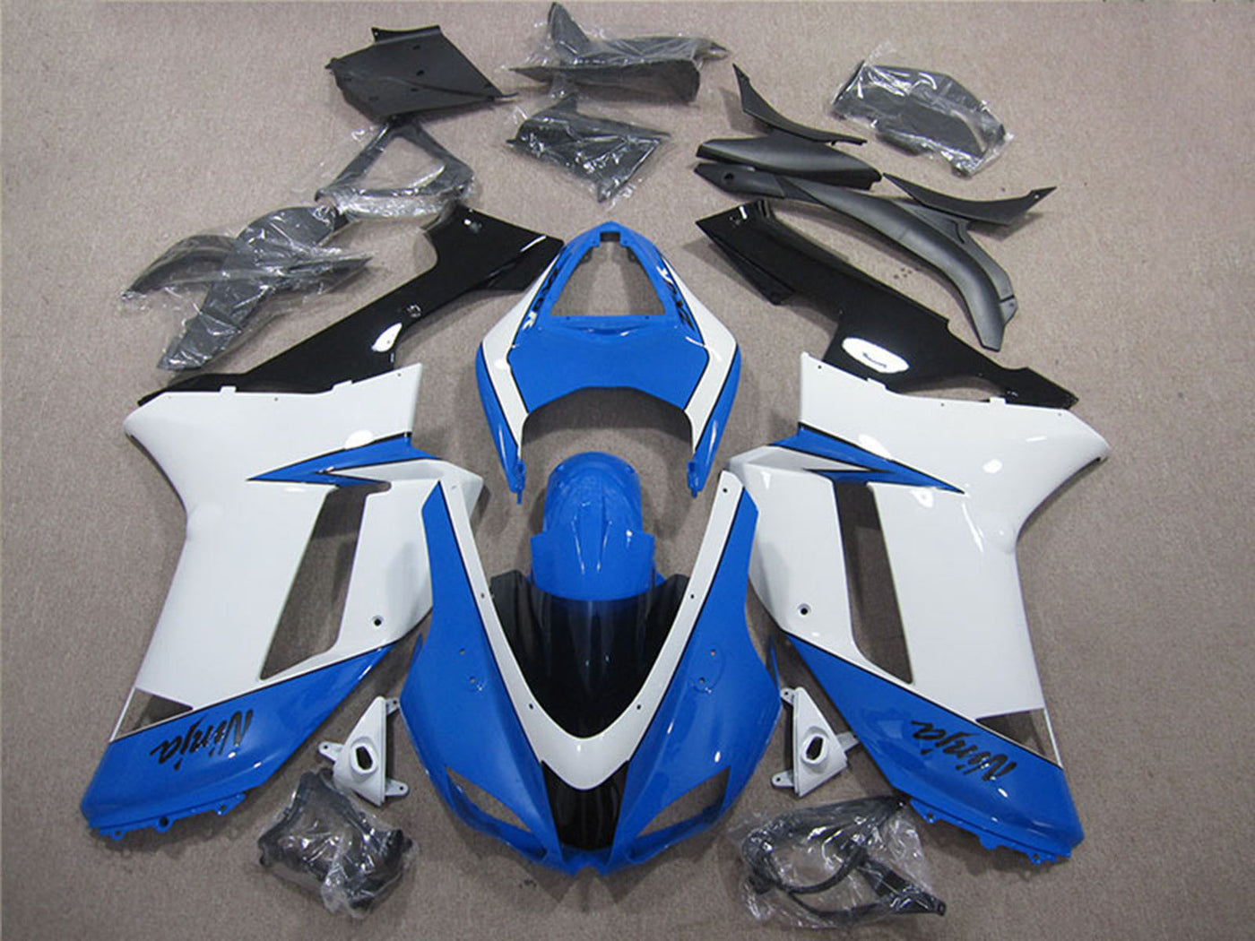 Kawasaki Ninja Motorcycle Zx 6R 2007 2008 Fairings Fairing Kit