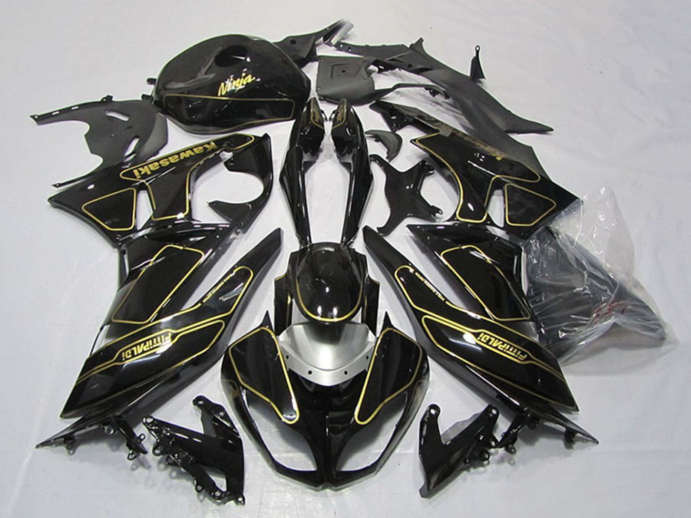 Kawasaki Ninja Motorcycle Zx 6R 2009 2012 Fairings Fairing Kit