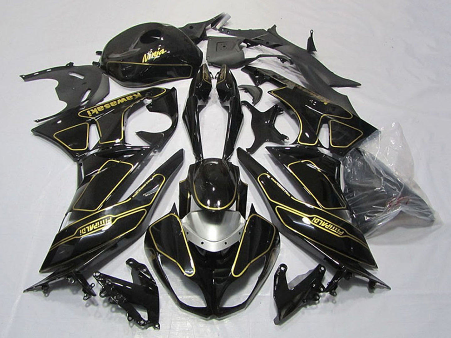 Kawasaki Ninja Motorcycle Zx 6R 2009 2012 Fairings Fairing Kit