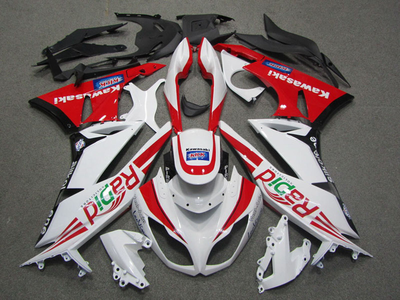 Kawasaki Ninja Motorcycle Zx 6R 2009 2012 Fairings Fairing Kit