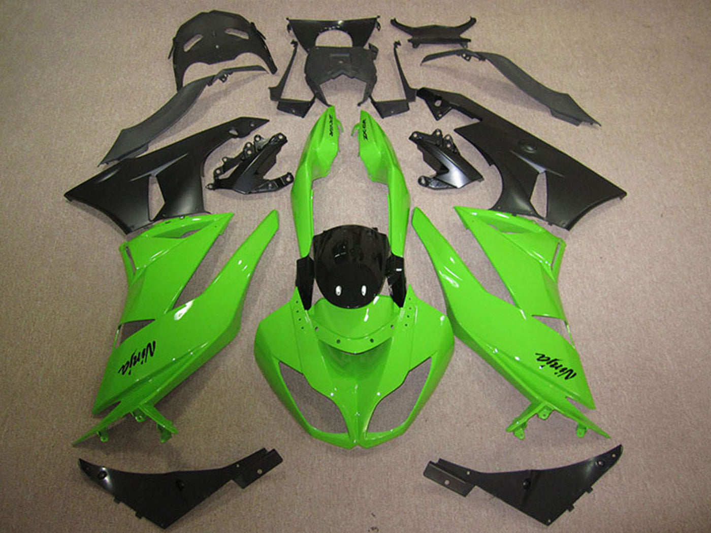 Kawasaki Ninja Motorcycle Zx 6R 2009 2012 Fairings Fairing Kit
