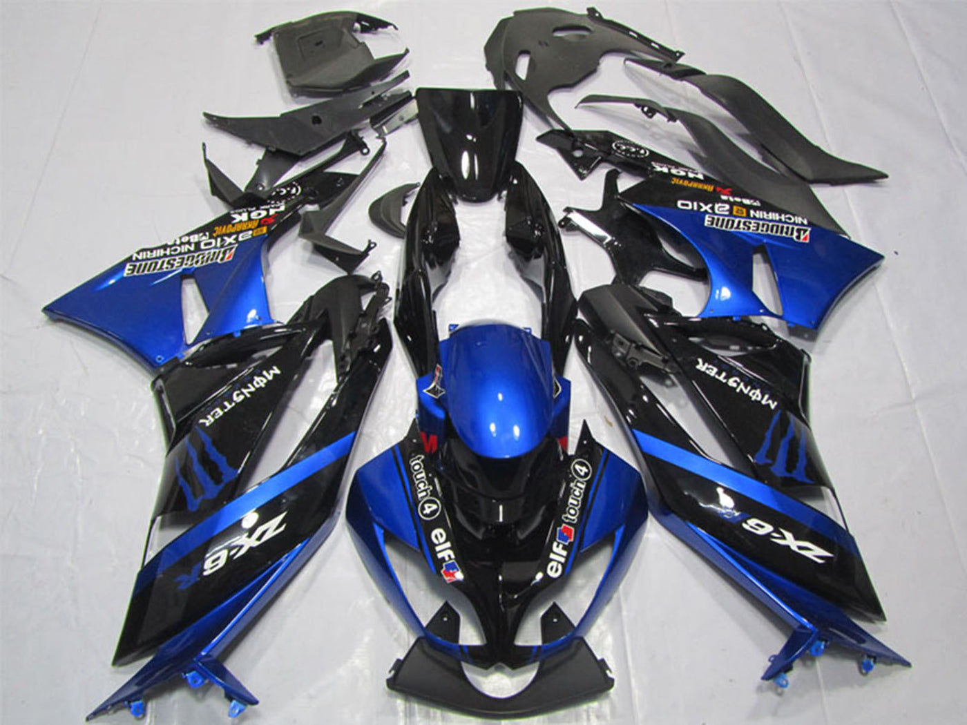 Kawasaki Ninja Motorcycle Zx 6R 2009 2012 Fairings Fairing Kit