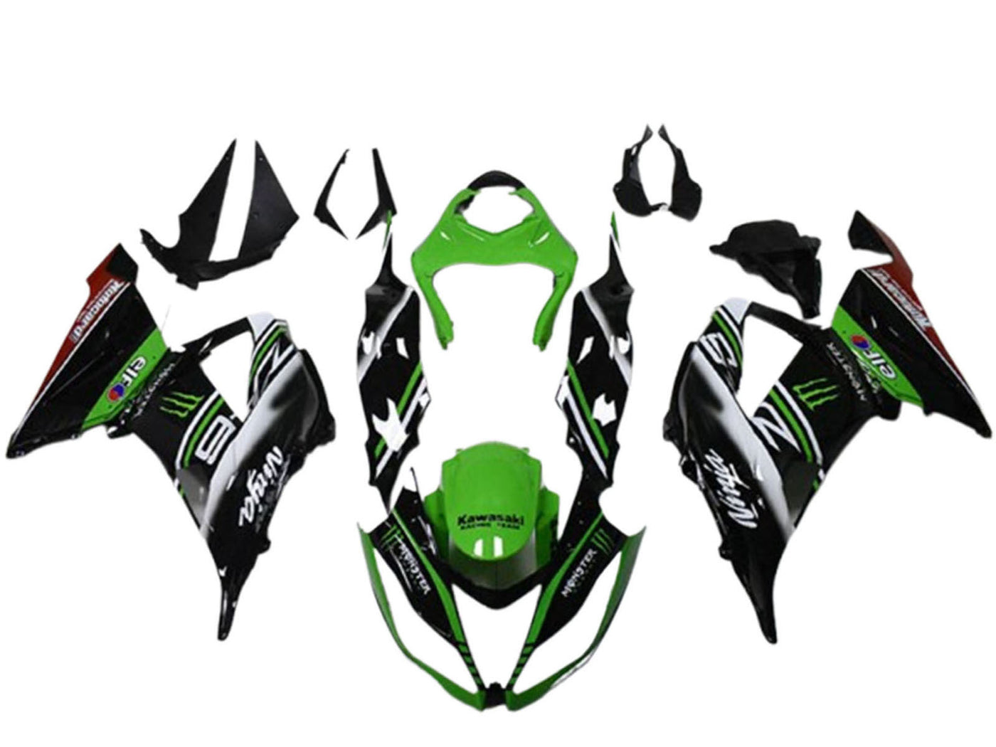 Kawasaki Ninja Motorcycle Zx 6R 2013 2018 Fairings Fairing Kit