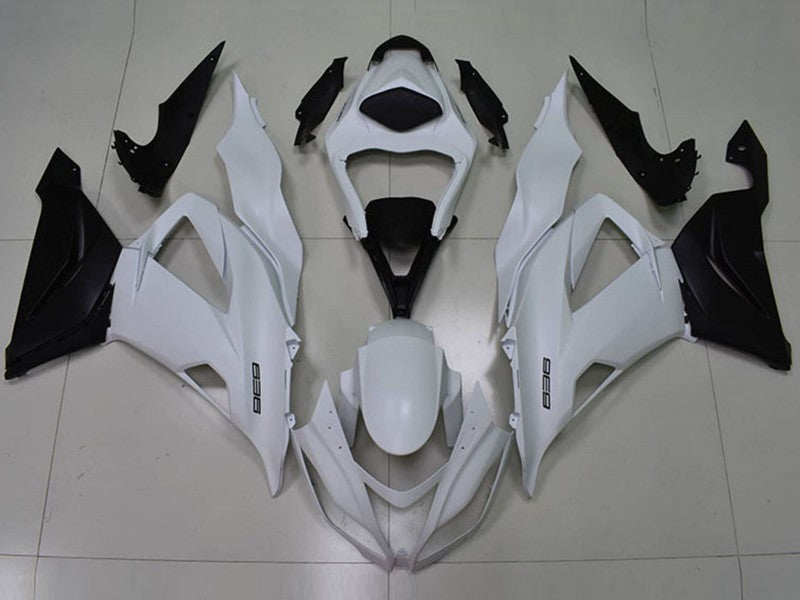 Purchase 2013-2018 White Black 636 Kawasaki ZX6R Motorcycle Fairings UK