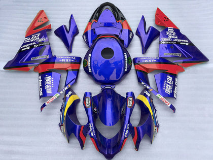 2004-2005 Kawasaki ZX-10R Blue and Red Trick Star Fairing Kit