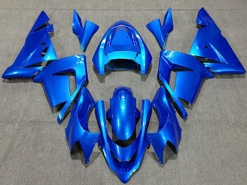 Purchase 2004-2005 Bright Blue Pearl Kawasaki ZX10R Motorcycle Fairings UK