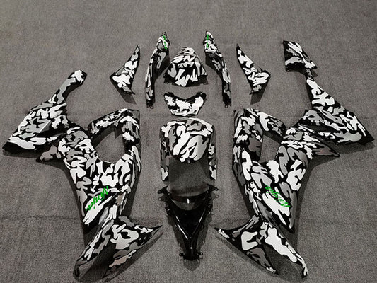 2008-2010 Camouflage Green Decals Kawasaki ZX10R Fairing Kit