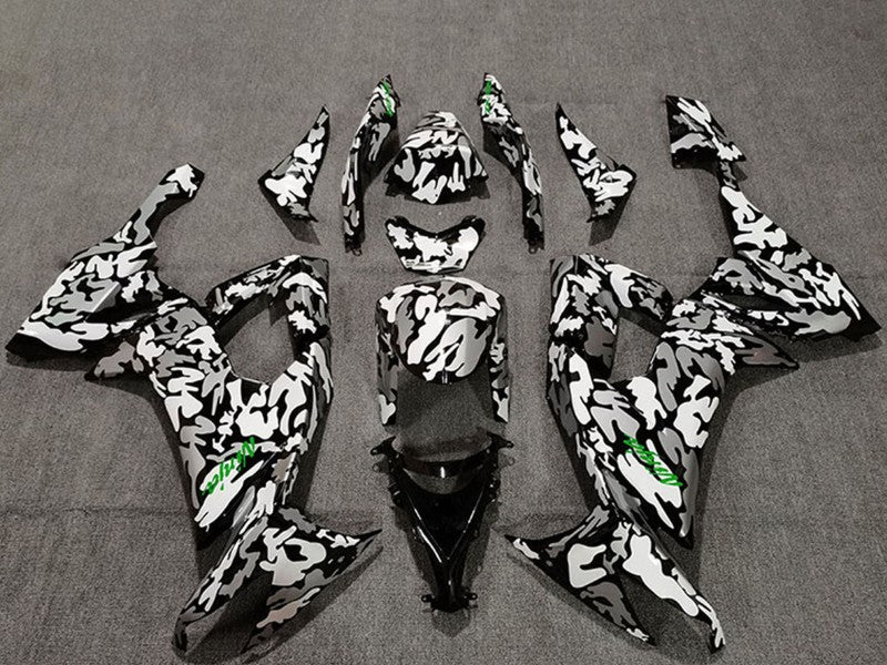 Purchase 2008-2010 Camouflage Green Decals Kawasaki ZX10R Motorcycle Fairings UK