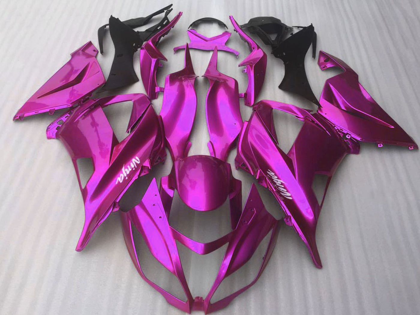 2016-2019 Glossy Candy Pink Kawasaki ZX10R Fairing Kit