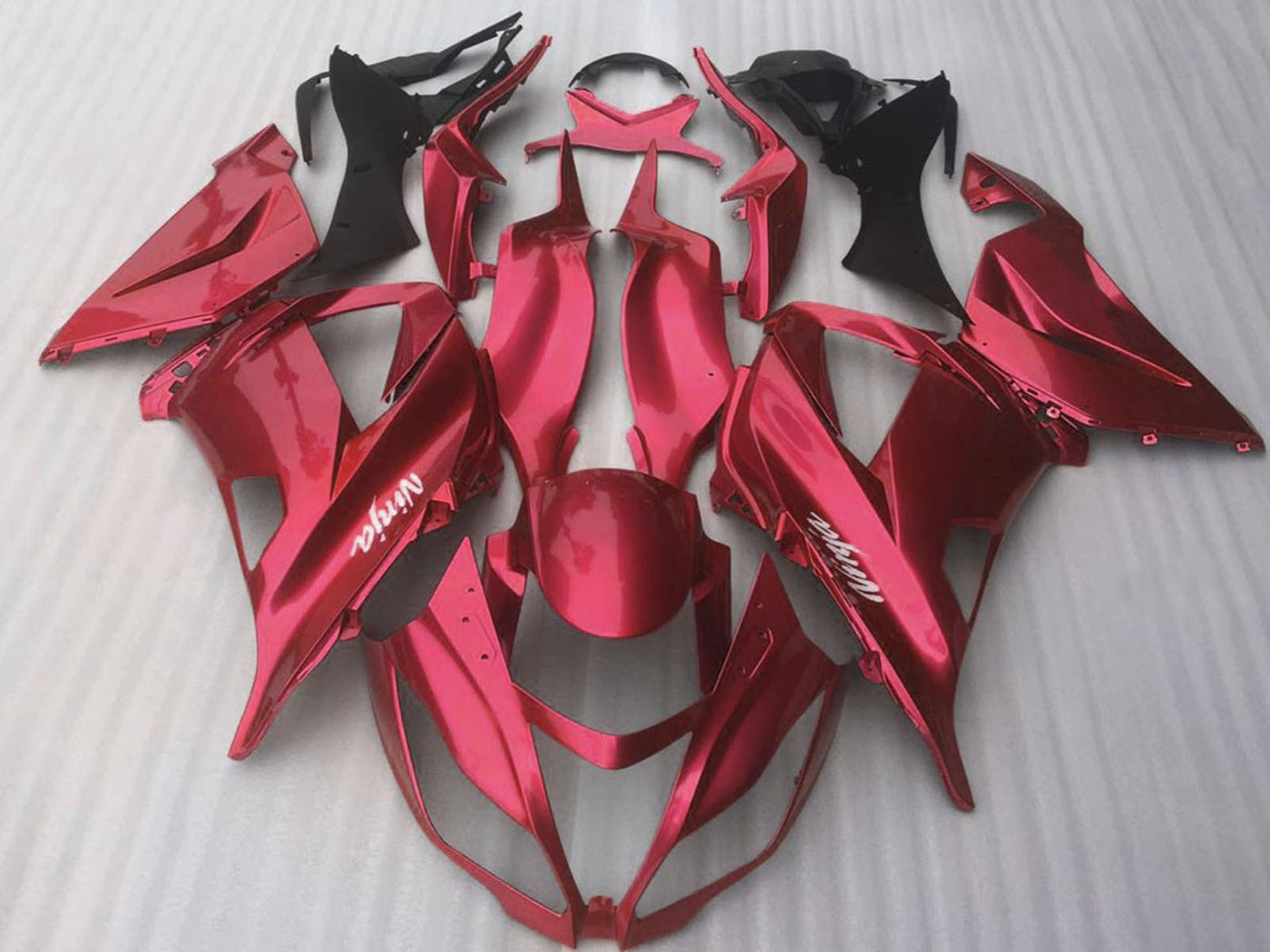 2016-2019 Glossy Candy Red Kawasaki ZX10R Fairing Kit
