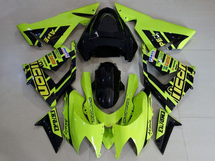 2004-2005 Kawasaki ZX-10R Custom High Viz Yellow Fairing Kit