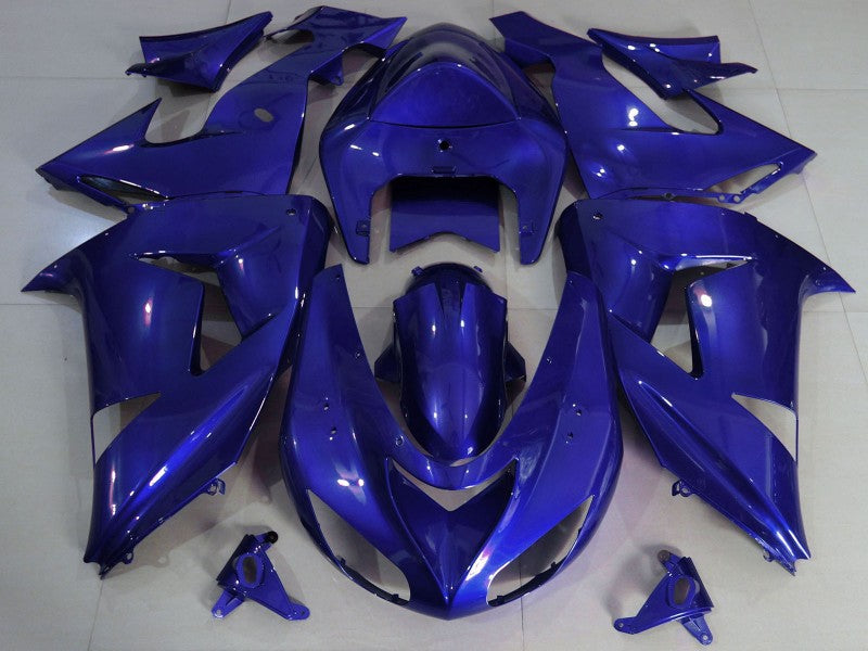 Purchase 2006-2007 Dark Blue Kawasaki ZX10R Motorcycle Fairings UK