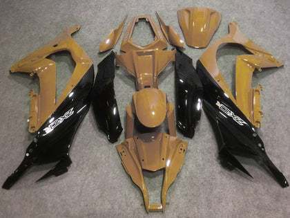 2016-2019 Kawasaki ZX-10R Desert Tan Glossy Black Fairing Kit