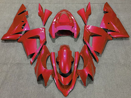 2004-2005 Kawasaki ZX-10R Glossy Red Fairing Kit