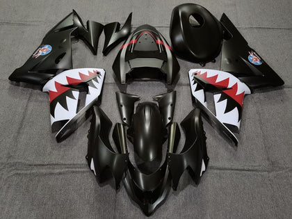 2004-2005 Kawasaki ZX-10R Matte Black Betty Bomber Fairing Kit