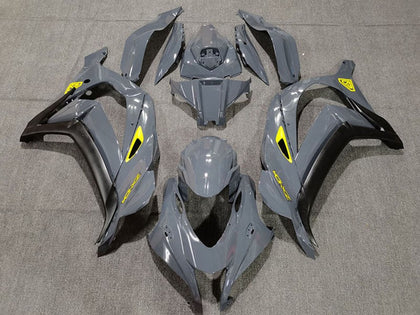 2016-2019 Kawasaki ZX-10R Nardo Gray Black Yellow Fairing Kit