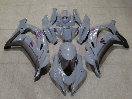 2016-2019 Kawasaki ZX-10R Nardo Gray Purple Fairing Kit
