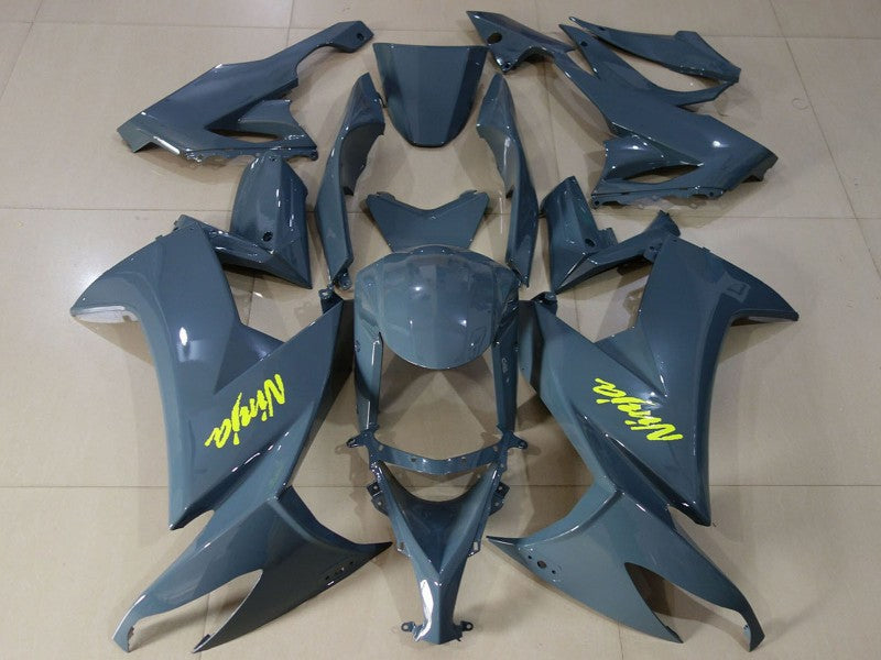 Purchase 2008-2010 Dark Nardo Grey High Viz Yellow Kawasaki ZX10R Motorcycle Fairings UK