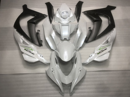 2016-2019 Kawasaki ZX-10R Pearl White Black Green Fairing Kit