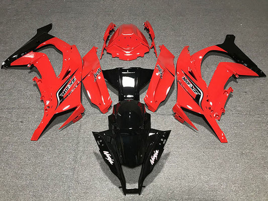 2011-2015 Red Glossy Black Kawasaki ZX10R Fairing Kit