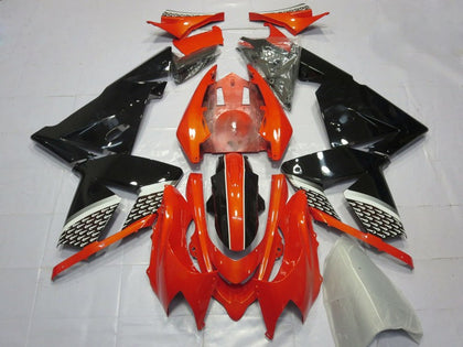 2004-2005 Kawasaki ZX-10R Red Black Fairing Kit