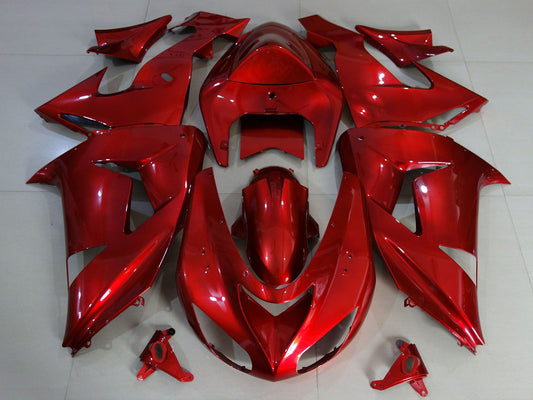 2006-2007 Deep Red Kawasaki ZX10R Motorcycle Fairings， Purchase 2006-2007 Deep Red Kawasaki ZX10R Motorcycle Fairings UK - UK