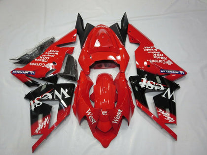 2004-2005 Kawasaki ZX-10R Red West Fairing Kit