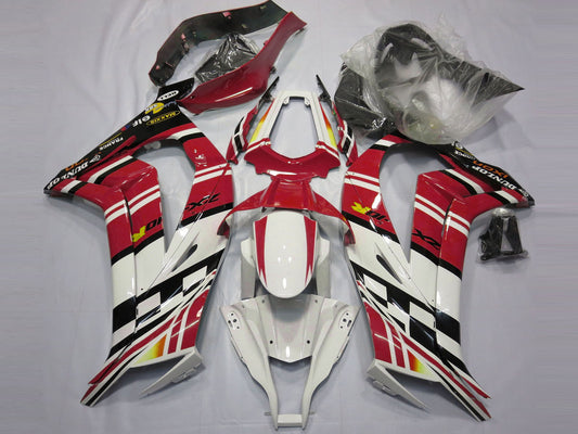 2011-2015 Red Black White Yellow Kawasaki ZX10R Fairing Kit