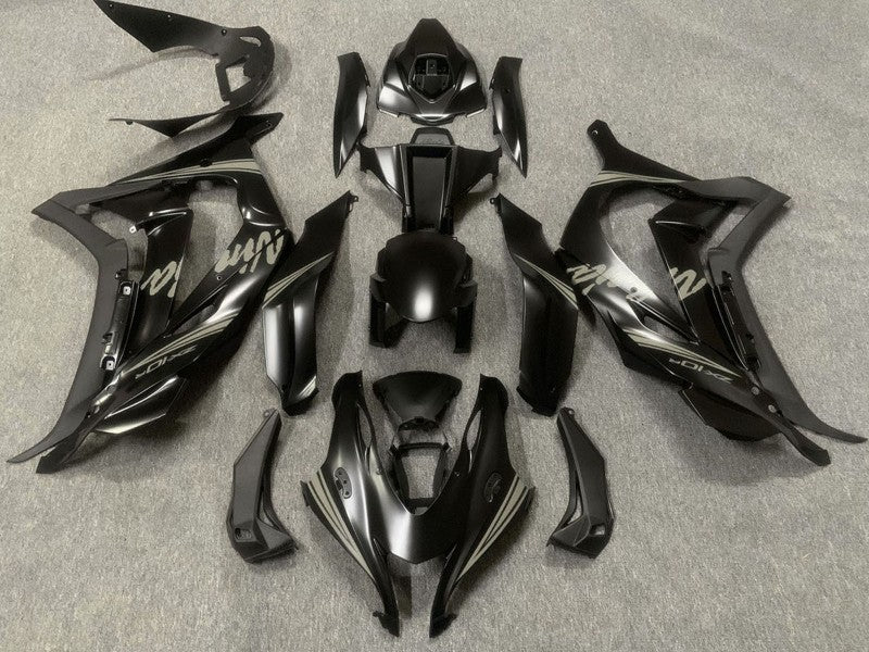Purchase 2016-2020 Matte Black Grey Ninja Kawasaki ZX10R Motorcycle Fairings UK