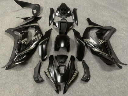 2016-2019 Kawasaki ZX-10R Matte Black Gray Fairing Kit