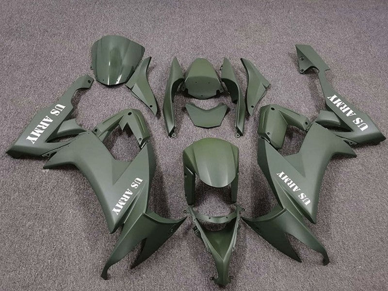 Purchase 2008-2010 US Army Green Kawasaki ZX10R Motorcycle Fairings UK