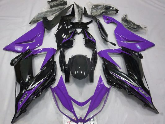 2013-2018 Purple Glossy Black Kawasaki ZX6R Fairing Kit