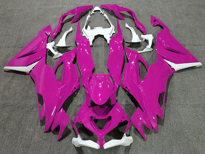 2019-2023 Kawasaki ZX-6R White Hot Pink Fairing Kit