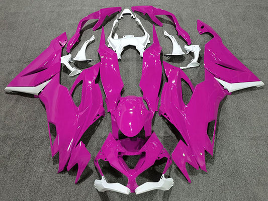 2019-2023 White Hot Pink Kawasaki ZX6R Fairing Kit