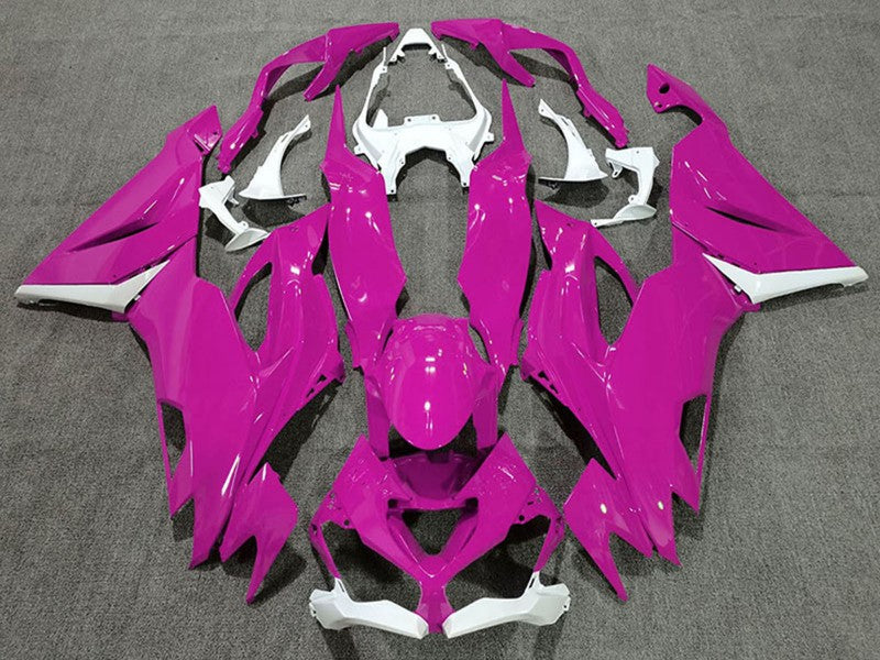 Purchase 2019-2022 White Hot Pink Kawasaki ZX6R Motorcycle Fairings UK