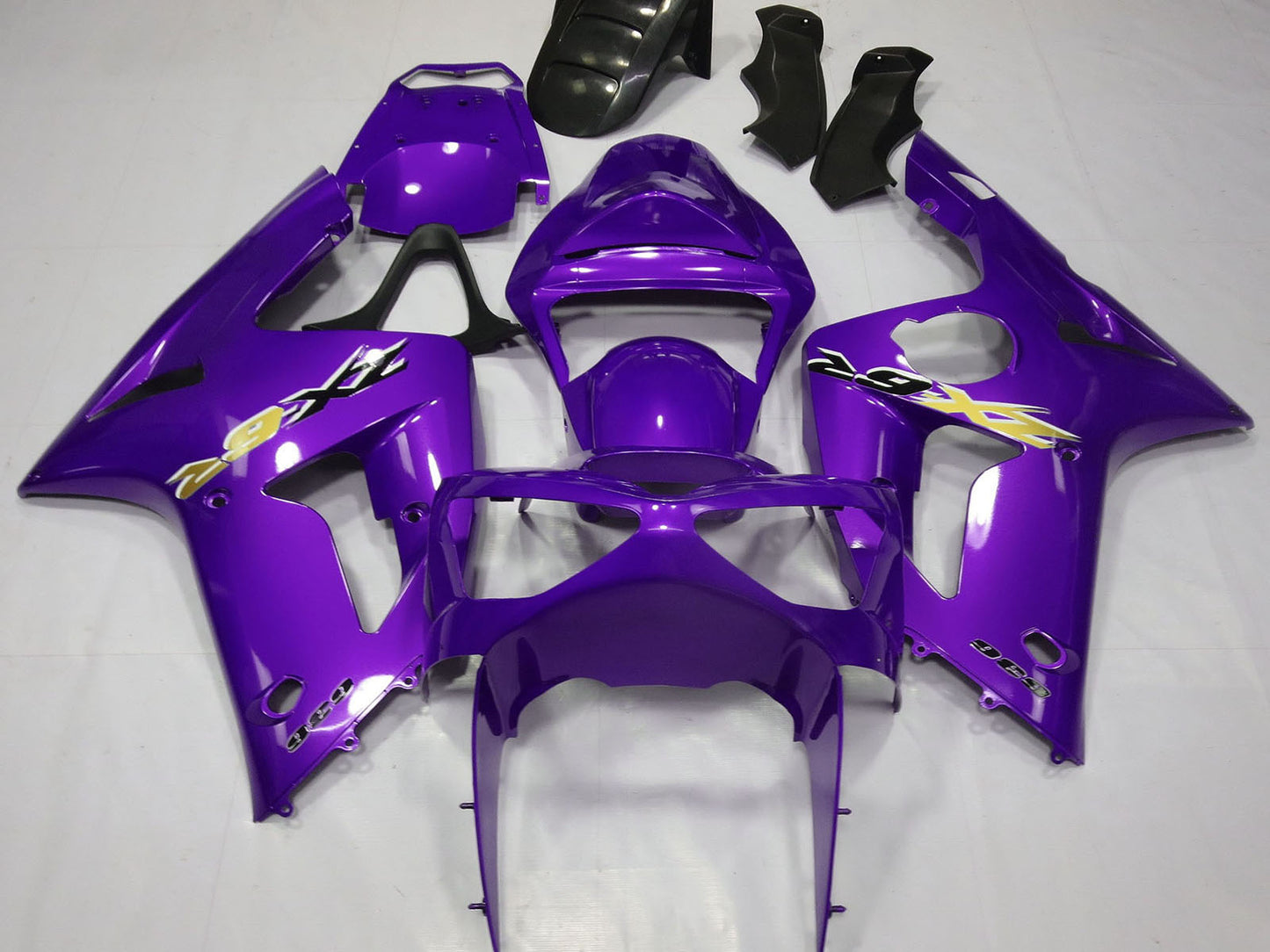 2003-2004 Purple Kawasaki ZX6R Motorcycle Fairings， Purchase 2003-2004 Purple Kawasaki ZX6R Motorcycle Fairings UK - UK