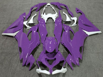 2019-2023 Kawasaki ZX-6R White Purple Fairing Kit