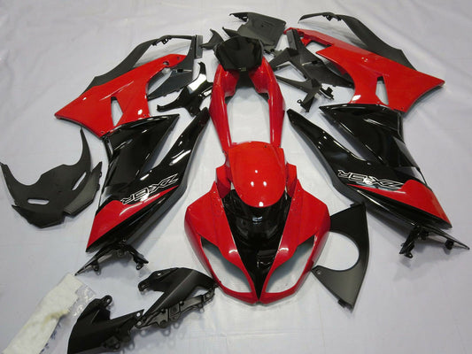 2009-2012 Red Glossy Black Kawasaki ZX6R Fairing Kit