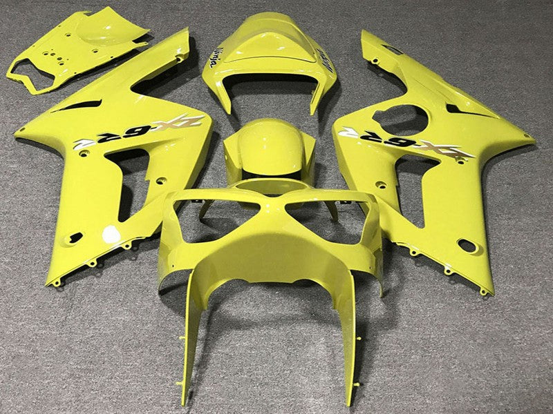 Purchase 2003-2004 Yellow Kawasaki ZX6R Motorcycle Fairings UK
