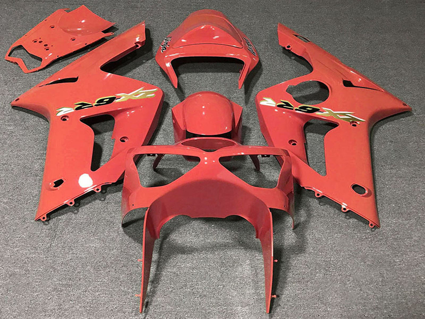 2003-2004 Grapefruit Kawasaki ZX6R Motorcycle Fairings， Purchase 2003-2004 Grapefruit Kawasaki ZX6R Motorcycle Fairings UK - UK