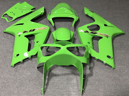 2003-2004 Kawasaki ZX-6R Light Green Fairing Kit