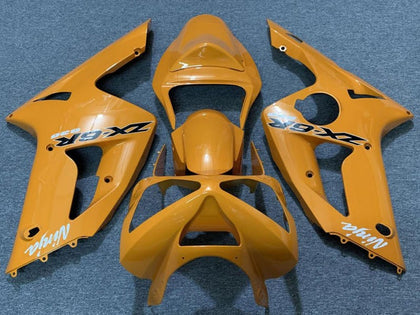 2003-2004 Kawasaki ZX-6R Orange Fairing Kit